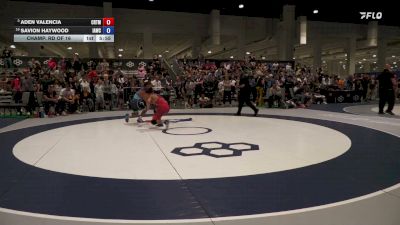 65 kg Champ. Rd Of 16 - Aden Valencia, California RTC/ Titan Mercury Wrestling Club vs Savion Haywood, Iguana Athletics Wrestling Club