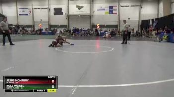 120 lbs Quarterfinals (8 Team) - Kole Weigel, North Platte vs Jesus Monrroy, Norfolk