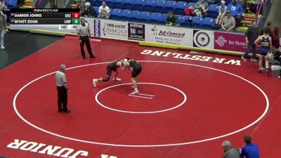 172 lbs Consi Of 16 #1 - Damien Johns, Greencastle-Antrim vs Wyatt Zook, Lampeter-Strasburg