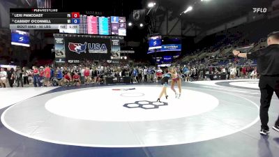 95 lbs 7th Place Match - Lexi Pancoast, PA vs Cassidy O'Connell, WI