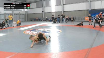 71 lbs Cons. Sub-rd Of 16 - Dawson McCoy, Deer Park Ironman Wrestling Club vs Austin Port, Lions Den Wrestling
