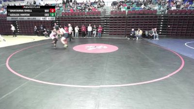 190 lbs Quarterfinal - Shayanna Shell, White Knoll vs Azalea Hinton, Chester