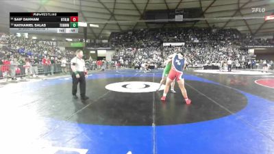 Boys 2A 215 lbs Champ. Round 1 - Saif Dahham, Nathan Hale vs Nathaniel Salas, Tumwater