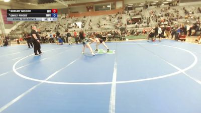 59 kg Cons. Sub-semis - Shelby Moore, Bearcat Wrestling Club vs Emily Frost, Iowa Womens Wrestling Club