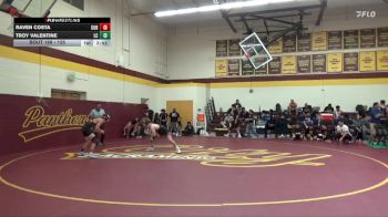 125 lbs Cons. Round 2 - Raven Costa, College Of The Redwoods vs Troy Valentine, Lassen College