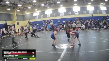 105/108 Round 3 - Penelope Hall-Philbrick, White Knoll vs Baker Hartman, Smithfield Wrestling