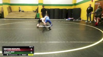 65/70 Round 3 - Brayden Beshures, West Wateree Wrestling Club vs Radley Mew, Coastal Elite