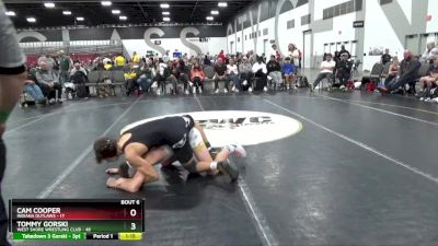 129 lbs Semis & 1st Wrestleback (8 Team) - Cam Cooper, Indiana Outlaws vs Tommy Gorski, West Shore Wrestling Club