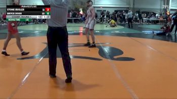 157 lbs Champ. Round 1 - Bryce Doss, University Of Indianapolis vs Stone Busler, Belmont Abbey