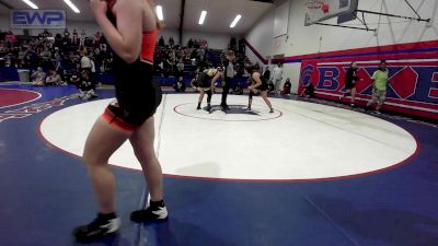 145 lbs Consi Of 4 - Sonora Reece, Broken Arrow Girls Junior High vs Desiree Noriega, Sand Springs