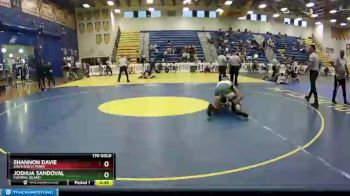 170 lbs Cons. Semi - Joshua Sandoval, Fleming Island vs Shannon Davie, Southwest Miami