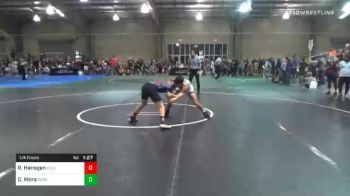 110 lbs Quarterfinal - Riggins Hansgen, Collin Palmer Wrestling Academy vs David Mora, Rebel WC