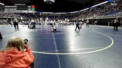 90 lbs Round Of 32 - Mason Myers, Kane vs Billy Sautter, Lower Moreland