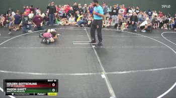 85 lbs Quarterfinal - Mason Gantt, Ninety Six Wildcats vs Holden Gottschling, City Of Charleston