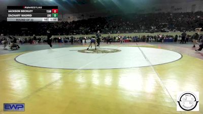 84 lbs Round Of 32 - Jackson Beckley, Team Tulsa Wrestling Club vs Zachary Madrid, Lincoln Christian