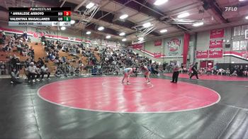 145 lbs Champ. Round 2 - Valentina Magallanes, Gabrielino vs Annalese Arroyo, Norco