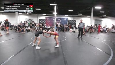 64 lbs Quarterfinal - Roman DePaul, All I See Is Gold Academy vs Lorenzo Barbieri, Ruthless