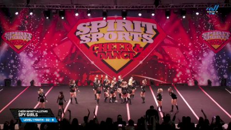 Cheer Infinity Allstars - Spy Girls [2025 L1 Youth - D2 - B Day 1] 2025 Spirit Sports Myrtle Beach Nationals