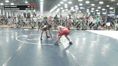 106 lbs Rr Rnd 3 - Bryce Thomas, Freakztyle Supremacy - HSB vs Mason Norander, MICHIGAN MAFIA WC - HSB