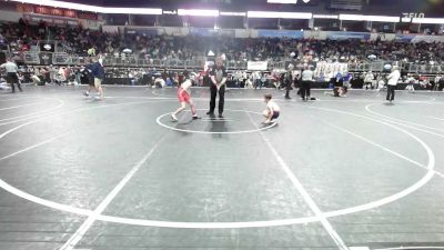 65 lbs Consi Of 16 #2 - Darien Bridges, Gsd vs Garrett Doyle, Cowboy WC