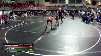 90 lbs Cons. Round 5 - Cade Kunkel, Titan Club Wrestling vs Bentley Reimers, Randolph Wrestling Club