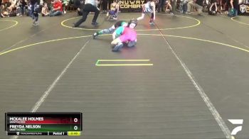 68 lbs Round 2 - McKalee Holmes, Unattached vs Freyda Nelson, Unattached
