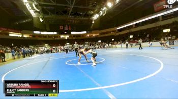 98 lbs Cons. Round 5 - Elliot Sanders, Morenci vs Arturo Rangel, Dominate Club Wrestling