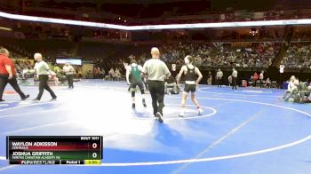 113 Class 1 lbs Champ. Round 1 - Waylon Adkisson, Centralia vs Joshua Griffith, Veritas Christian Academy HS