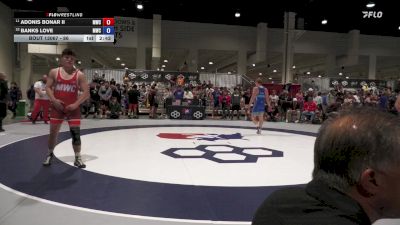 86 lbs Champ. Round 2 - Adonis Bonar II, MWC Wrestling Academy vs Banks Love, Mustang Wrestling Club