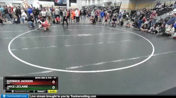 77 lbs Quarterfinal - Jayce Leclaire, WI vs Dominick Jackson, MN