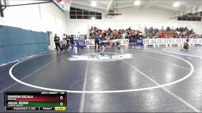 120 lbs Cons. Round 1 - Samson Escala, Mayfair vs Aidan Jeong, Castro Valley