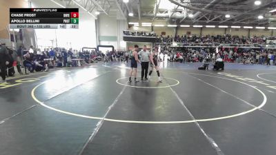 132 lbs Consi Of 8 #1 - Ethan Uttley, Woonsocket vs Ryan Nero, Longmeadow