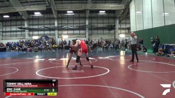 157 lbs Quarterfinal - Tommy Dell`Aera, Worcester Polytechnic Institute vs Eric Zane, Rhode Island College