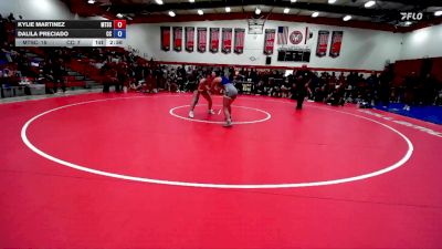 138 lbs Finals (8 Team) - Dalila Preciado, Cerritos College vs Kylie Martinez, Mt. San Antonio College