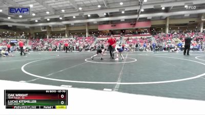 67-70 lbs Semifinal - Oak Wright, Team Tulsa vs Lucas Kitsmiller, Fort Scott