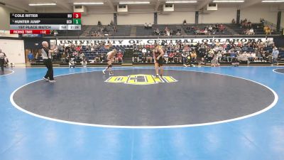 174 lbs 1st Place Match - Hunter Jump, Central Oklahoma vs Cole Ritter, Maryville