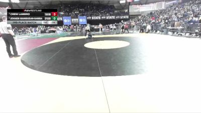 Boys 4A 120 lbs 3rd Place Match - Jovaien Manibusan-Bamba, Spanaway Lake vs Crew Lambro, Tahoma