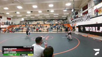 67 lbs Cons. Round 2 - Bodie Glennon, Peak Wrestling vs Asher Hanger, Riverton USA Wrestling