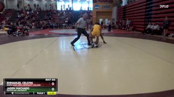 149 lbs 3rd Place Match - Emmanuel Celstin, North Iowa Area Community College vs Jaden Machado, Graceland University