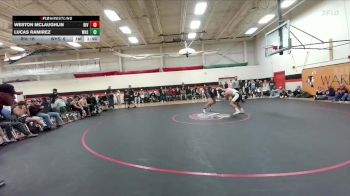 175 lbs Quarterfinals (8 Team) - Weston McLaughlin, Riverton vs Lucas Ramirez, Worland High School