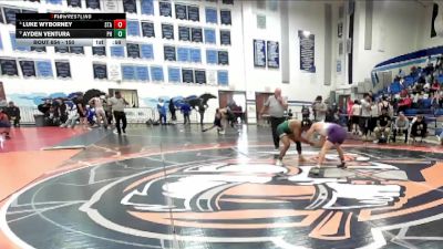 150 lbs Cons. Semi - Luke Wyborney, Saint Augustine vs Ayden Ventura, Patrick Henry