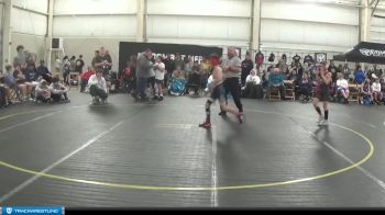 76 lbs Round 2 (4 Team) - Brooks Bernard, Bay City MS vs MASON BUCHANAN, Pinckney WC