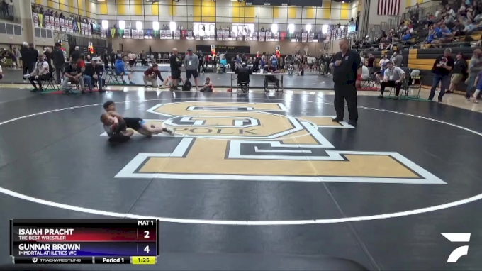 56 lbs Round 2 - Isaiah Pracht, The Best Wrestler vs Gunnar Brown ...