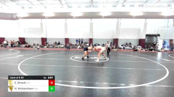 197 lbs Consi Of 8 #2 - Evan Straub, Tiffin - UNATT vs Nate Wickersham, West Virginia