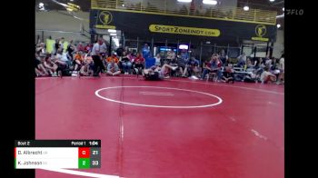122 lbs Quarterfinals (8 Team) - Devlynn Albrecht, Gone Rogue vs Kyla Johnson, Indiana INFERNO GOLD