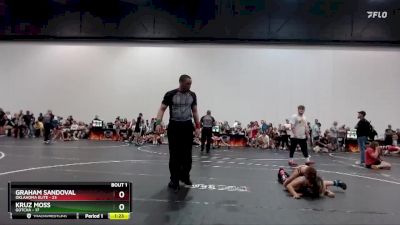 78 lbs Finals (2 Team) - Graham Sandoval, Oklahoma Elite vs Kruz Moss, Gotcha