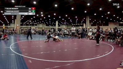 157 lbs Semifinal - Kristian Scott, Catholic Wrestling Club vs Talan McNutt, Elevate Wrestling Club