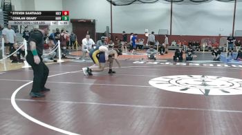 120 lbs Final - Steven Santiago, Holyoke vs Conlan Geary, Hanover