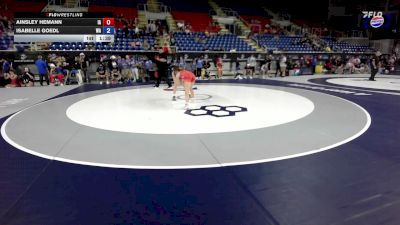 105 lbs Champ. Rd Of 64 - Ainsley Hemann, IA vs Isabelle Goedl, WA