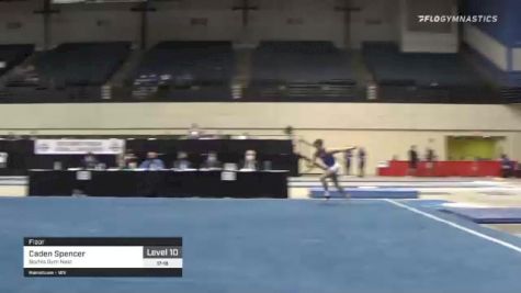Caden Spencer - Floor, Bozhis Gym Nest - 2021 USA Gymnastics Development Program National Championships